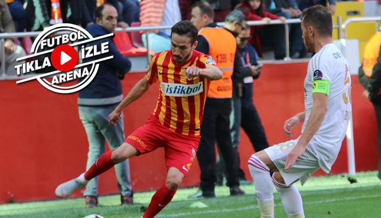 Kayserispor 2-0 Sivasspor maçı özeti ve golleri (İZLE)