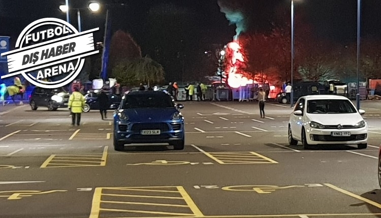 Leicester City helikopteri otoparka düştü! Korkunç kaza