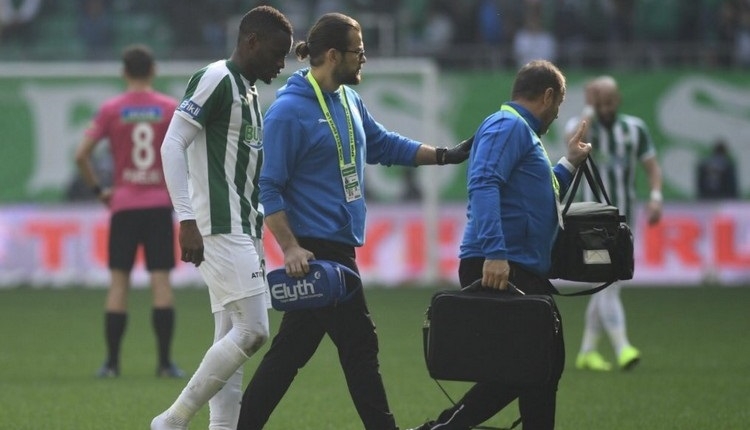 Bursaspor'da Diafra Sakho'nun sakatlığı ne kadar sürecek?
