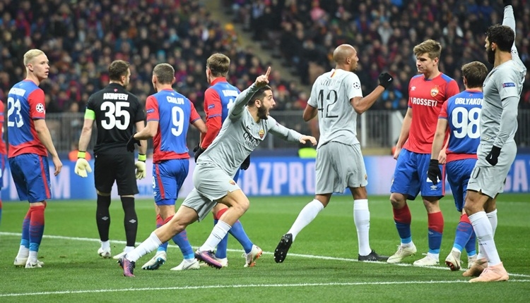 CSKA Moskova 1-2 Roma maç özeti ve golleri izle (Cengiz Ünder oynadı mı?)
