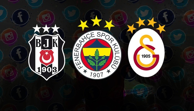Galatasaray sosyal medyada Fenerbahçe ve Beşiktaş'ı geçti! İşte üç büyüklerin sosyal medya takipçileri