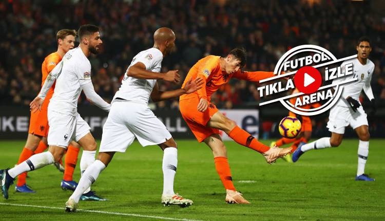 Hollanda 2-0 Fransa maç özeti ve golü izle (Babel oynadı mı?)