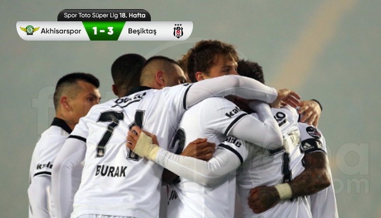 Beşiktaş, Akhisarspor deplasmanından zaferle döndü