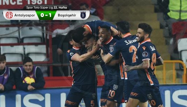 Antalyaspor 0-1 Başakşehir maç özeti ve golü (İZLE)