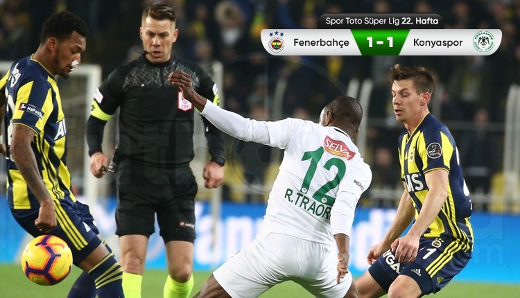 Fenerbahçe 1-1 Atiker Konyaspor maç özeti ve golleri izle