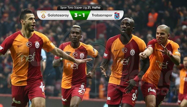 Galatasaray 3-1 Trabzonspor maç özeti ve golleri (İZLE)