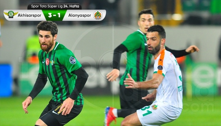 Akhisarspor 3-1 Aytemiz Alanyaspor maç özeti ve golleri (İZLE)