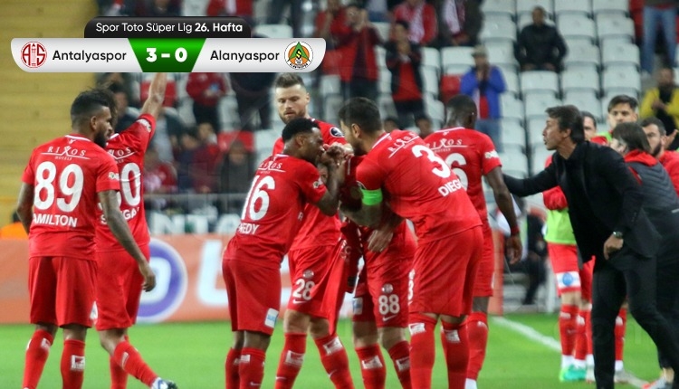 Antalyaspor 3-0 Aytemiz Alanyaspor maç özeti ve golleri (İZLE)