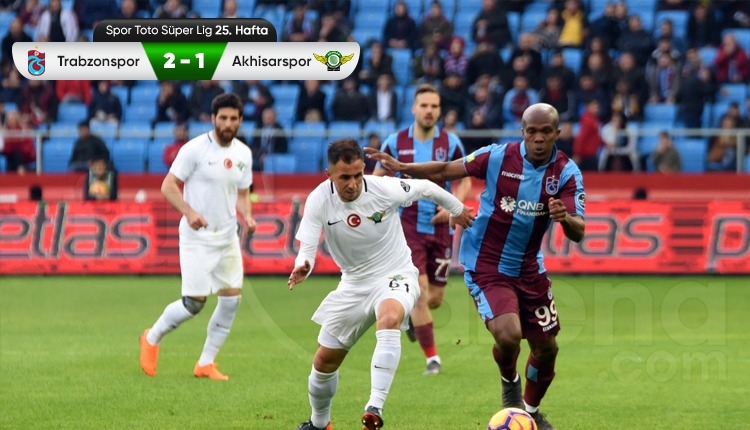 Trabzonspor 2-1 Akhisarspor maç özeti ve golleri (İZLE)