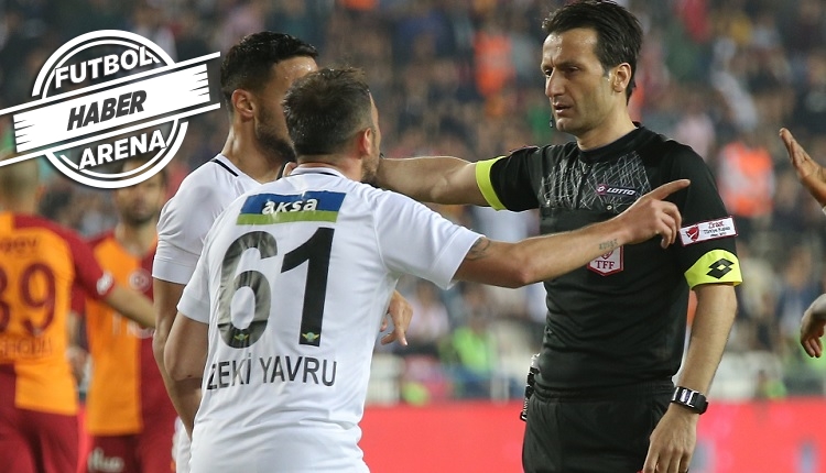 Akhisarspor - Galatasaray maçında olay! 2 penaltı 1 kırmızı kart