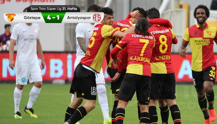 Göztepe 4-1 Antalyaspor maç özeti ve golleri (İZLE)