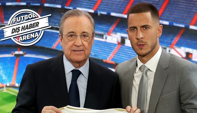 Hazard'ın Real Madrid'de imza töreninde Mbappe çılgınlığı