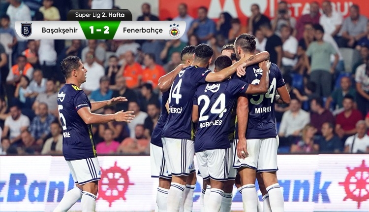 Medipol Başakşehir 1-2 Fenerbahçe maç özeti ve golleri (İZLE)