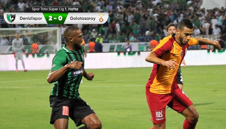 Denizlispor 2-0 Galatasaray maç özeti ve golleri (İZLE)