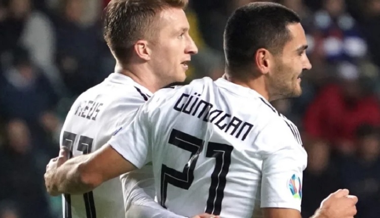 İlkay Gündoğan'dan 2 gol 1 asist (Estonya 0-3 Almanya maç özeti ve golleri)