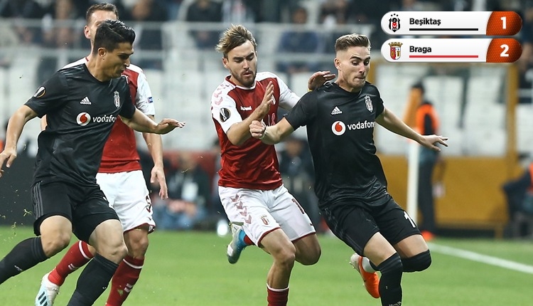 Vodafone Park'ta Braga kazandı - Beşiktaş kayıp (İZLE)
