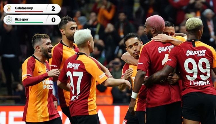 Galatasaray, Çaykur Rizespor'u rahat geçti (İZLE)