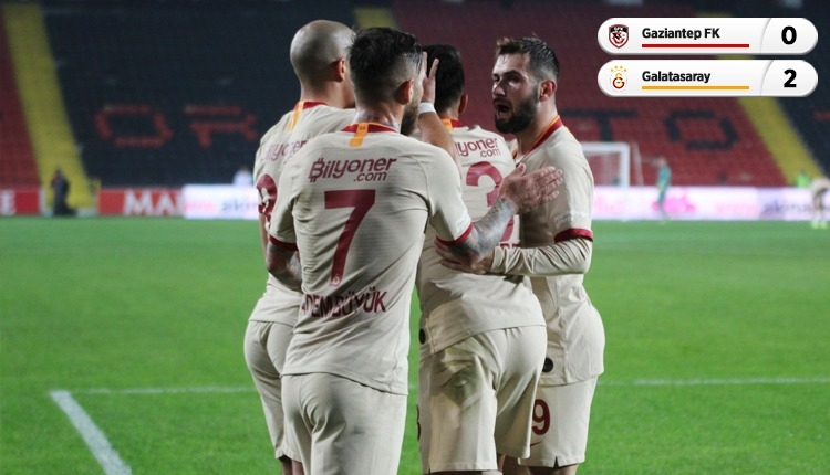 Galatasaray, Gaziantep FK maçını rahat kazandı (İZLE)