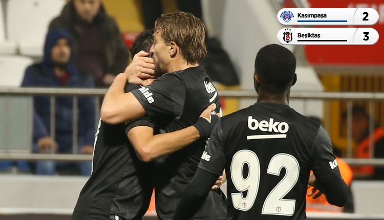 Beşiktaş, Kasımpaşa'yı son dakika golüyle geçti (İZLE)
