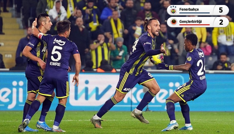 Fenerbahçe, Kadıköy'de Gençlerbirliği'ni farklı geçti (İZLE)