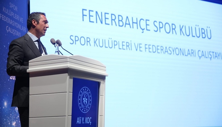 Ali Koç'tan Türk futbolunun sorunlarına çözüm önerileri