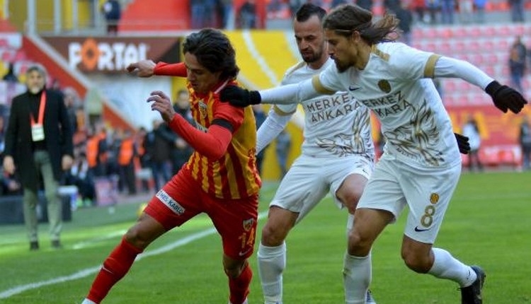 Kayserispor 1-1 Ankaragücü maç özeti ve golleri İZLE