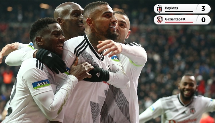 Beşiktaş, Vodafone Park'ta Gaziantep FK engelini geçti (İZLE)