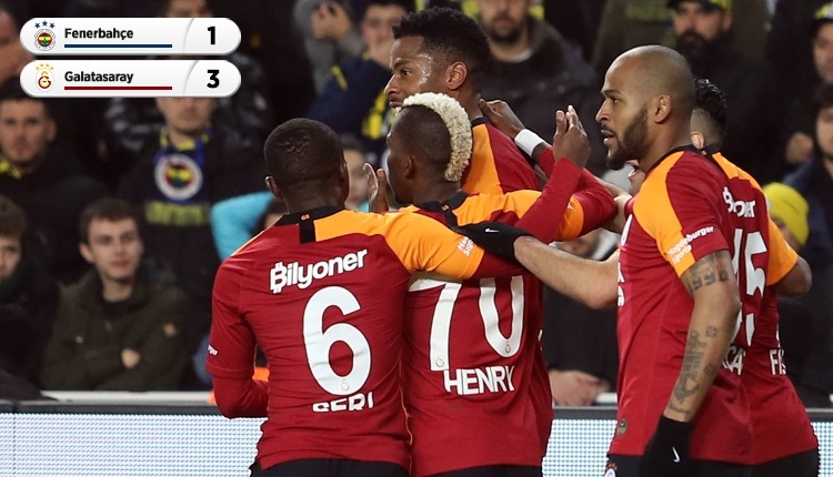Fenerbahçe 1-3 Galatasaray derbisi Bein Sports maç özeti ve golleri (İZLE)