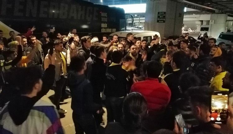 Fenerbahçe'ye İstanbul'da coşkulu karşılama! 