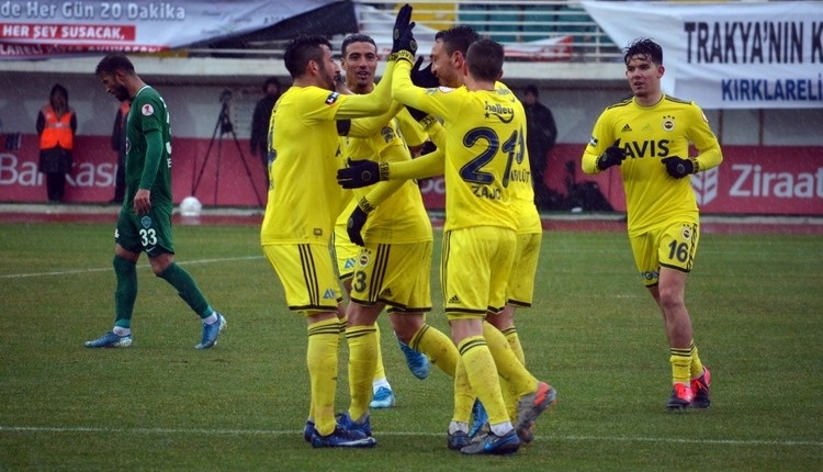 Kırklarelispor 0-3 Fenerbahçe maç özeti ve golleri