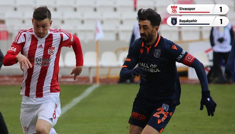 Lider yaralı! Sivasspor 1-1 Başakşehir maç özeti ve golü (İZLE)