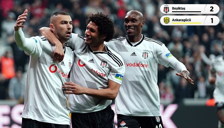 Beşiktaş derbi öncesi Ankaragücü engelini geçti (İZLE)