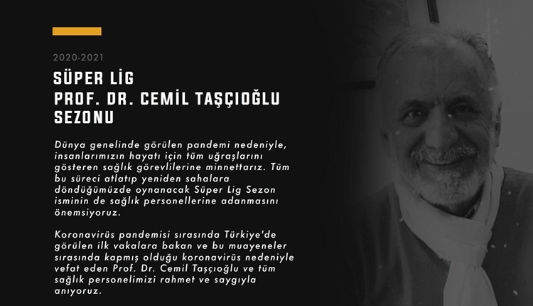 Süper Lig'in yeni sezon ismi için Cemil Taşçıoğlu önerisi