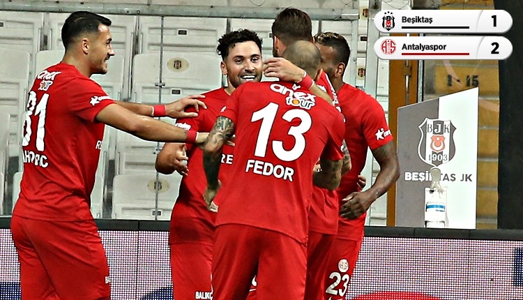 Beşiktaş 1-2 Antalyaspor maç özeti ve golleri (İZLE)