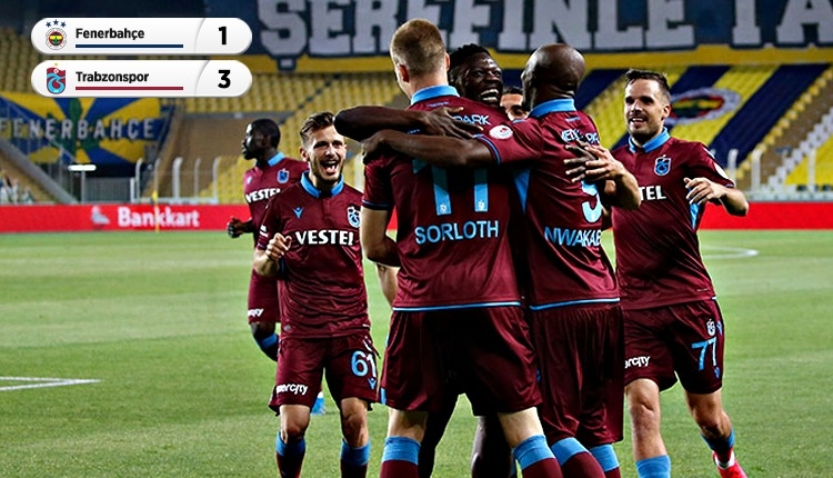 Trabzonspor finalde! (Fenerbahçe 1-3 Trabzonspor maç özeti izle)