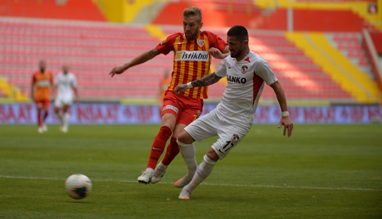Kayserispor 1-1 Gaziantep FK maç özeti ve golleri (İZLE)