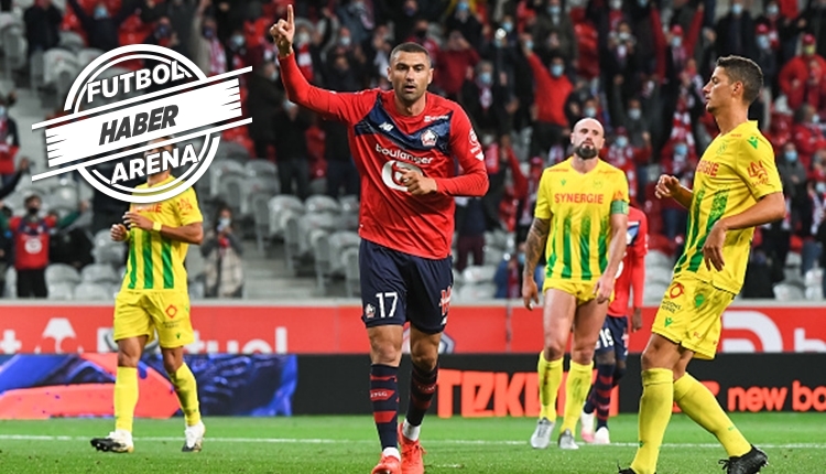 Burak Yılmaz, Lille formasıyla ilk golünü Nantes'a attı (İZLE)