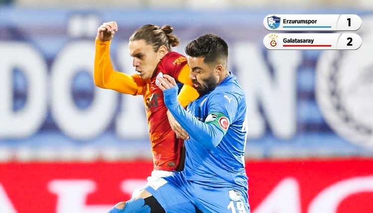 Galatasaray, Erzurum'dan 3 puanla döndü (İZLE)