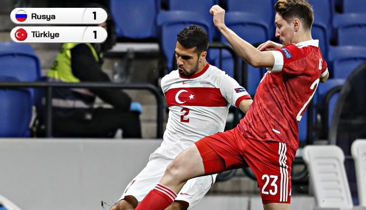 Rusya 1-1 Türkiye maç özeti ve golleri (İZLE)