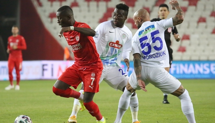 Sivasspor 0-2 Çaykur Rizespor maç özeti ve golleri izle