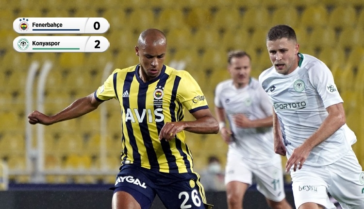 Fenerbahçe 0-2 Konyaspor maç özeti ve golleri izle