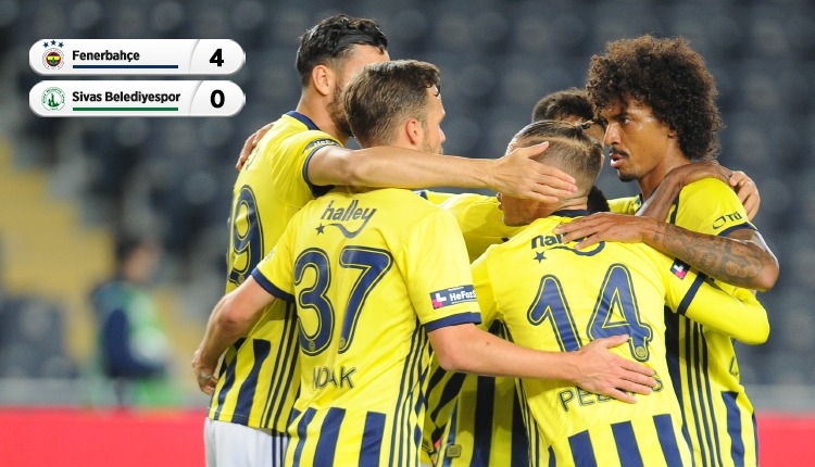 Fenerbahçe 4-0 Sivas Belediyespor maç özeti ve golleri izle