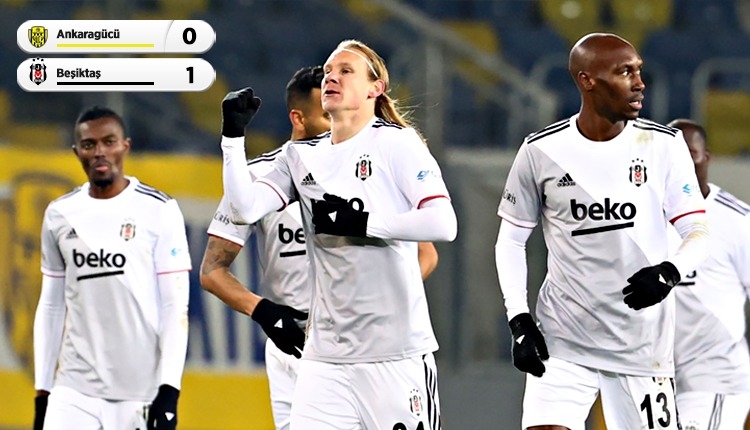 Ankaragücü 0-1 Beşiktaş maç özeti ve golü (İZLE)