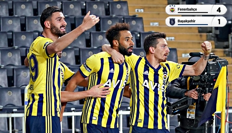 Fenerbahçe, Kadıköy'de galip! Başakşehir 9 kişi tamamladı (İZLE)