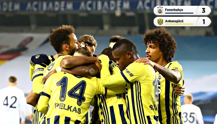 Fenerbahçe, Ankaragücü maçını rahat kazandı (İZLE)