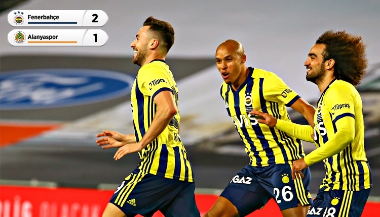 Fenerbahçe, Kadıköy'de Alanyaspor engelini geçti (İZLE)