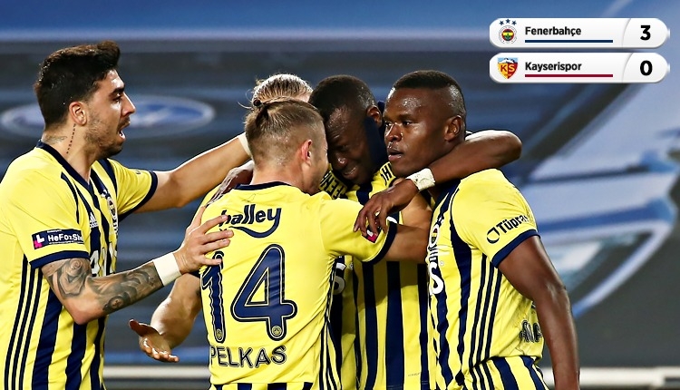 Fenerbahçe, Kadıköy'de Kayserispor engelini geçti (İZLE)
