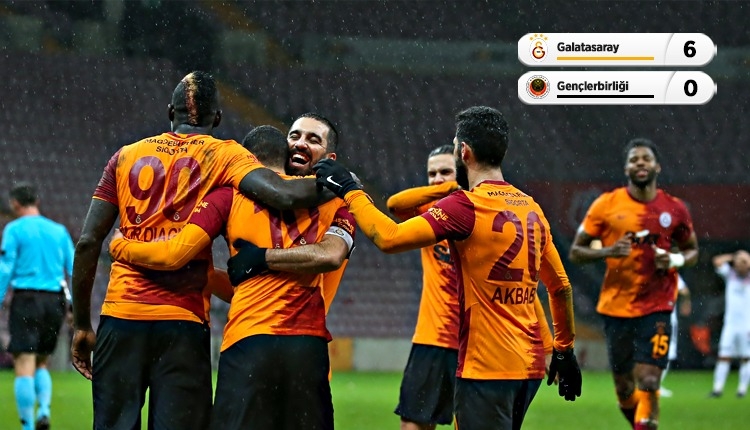 Galatasaray 6-0 Gençlerbirliği maç özeti ve golleri (İZLE)