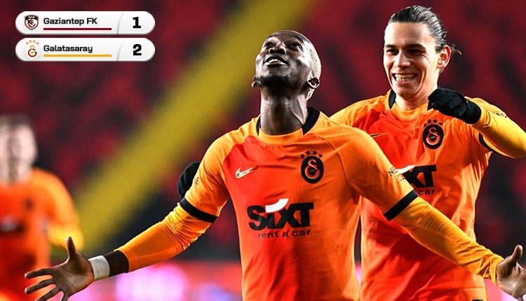 Gaziantep FK 1-2 Galatasaray maç özeti ve golleri (İZLE)