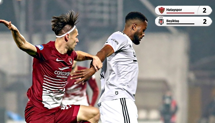 Hatayspor 2-2 Beşiktaş maç özeti ve golleri (İZLE)